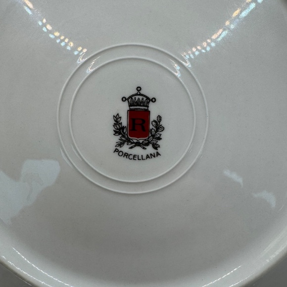 Set of 5 Italian R Porcellana 7.5" salad plates. Fish themed MCM dinnerware EUC - Picture 4 of 10
